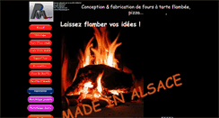 Desktop Screenshot of fourtarteflambee.eu